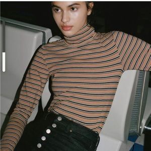 UO striped turtle neck